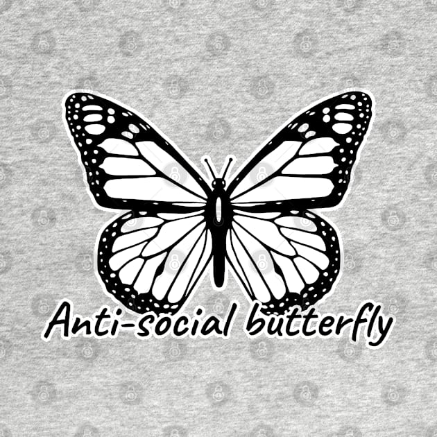 Anti-social butterfly by LunaMay